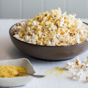 Popcorn with Nutritional Yeast