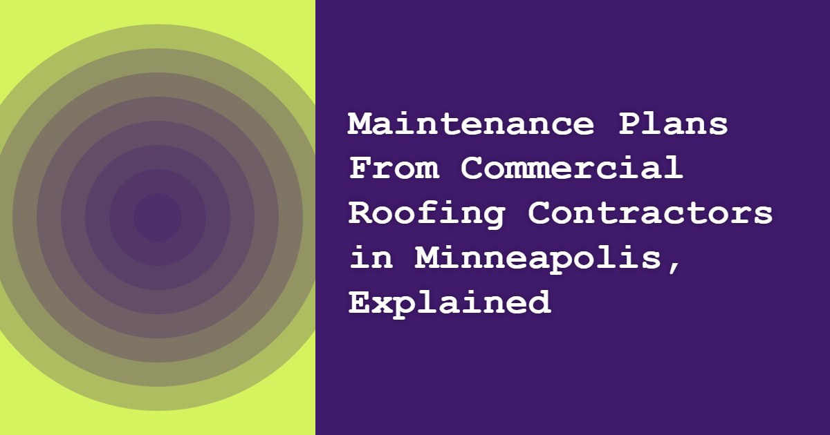 commercial roofing contractors minneapolis